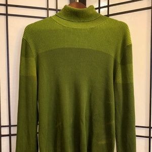 Green Turtleneck NY Basics